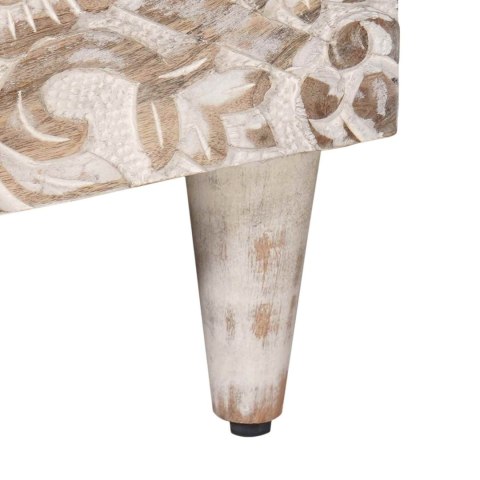 Bufet 2 pcs Biały 60 x 33,5 x 75 cm Drewno z mango