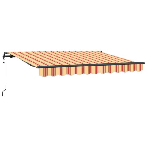 Markiza zwijana Żółty 300 x 200 cm tkanina