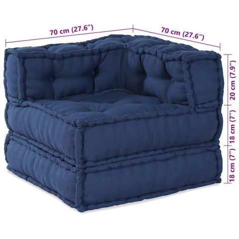 Modularna jednostka sofy 2 pcs Indygo 140 x 70 x 56 cm tkanina