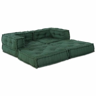 Modularna jednostka sofy 2 pcs zielony 140 x 70 x 56 cm tkanina