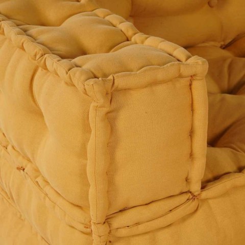 Modularna jednostka sofy 2 pcs żółty 140 x 70 x 56 cm tkanina