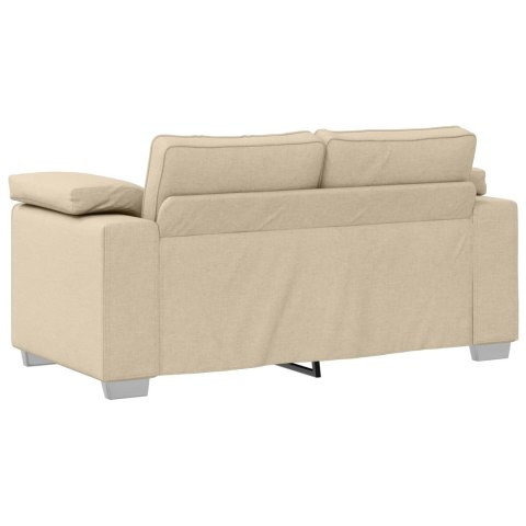 Sofa 2 pcs Kremowy 219 x 80 x 82 cm tkanina