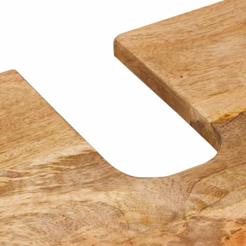 Zestaw mebli łazienkowych 5 pcs Naturalny Drewno z mango