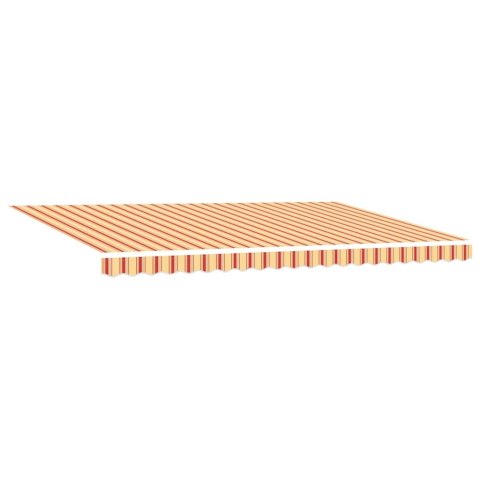 Elektryczna Rozkładana Markiza Żółty i pomarańczowy