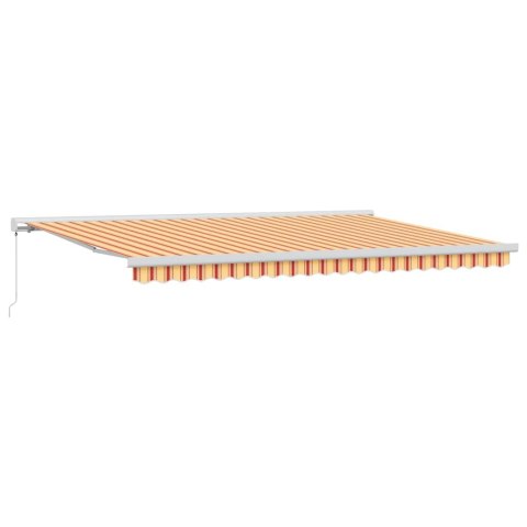 Markiza zwijana Żółty i pomarańczowy 500 × 300 cm